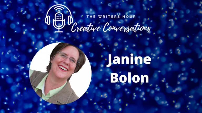 Janine Bolon podcast - 5 steps to writing. The Writers Hour - Creative Conversations