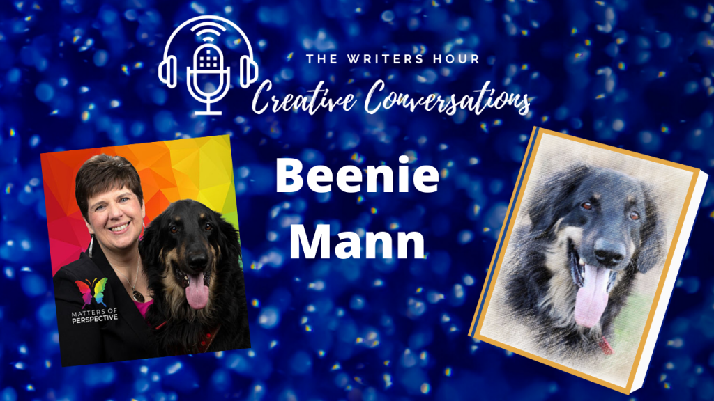 Beenie Mann with Mo the Service Dog on The Writers Hour - Creative Conversations with Janine Bolon